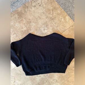 Rue21 Women's Long Sleeve Knit Top Size Small Off The Shoulder